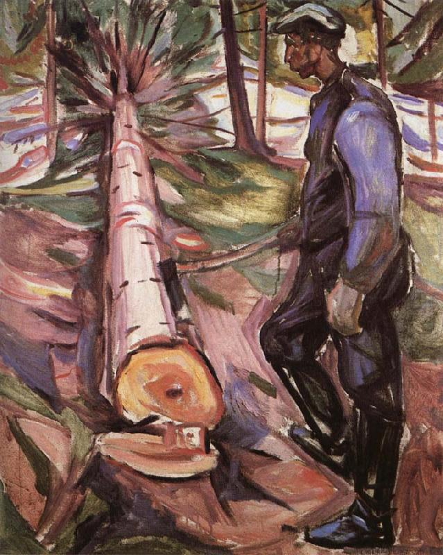 Edvard Munch Timberjack china oil painting image